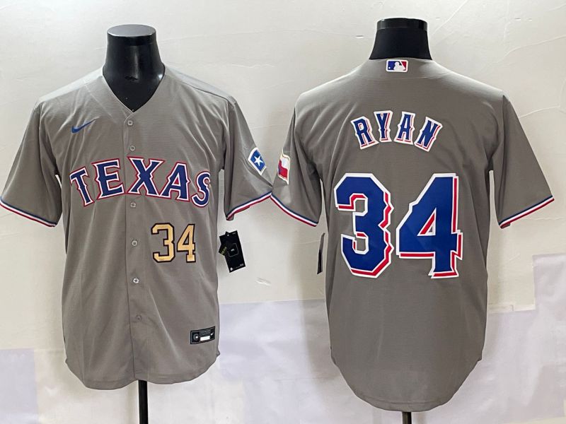 Men 2025 Texas Rangers #34 Ryan Grey Game Nike MLB Jersey style 4